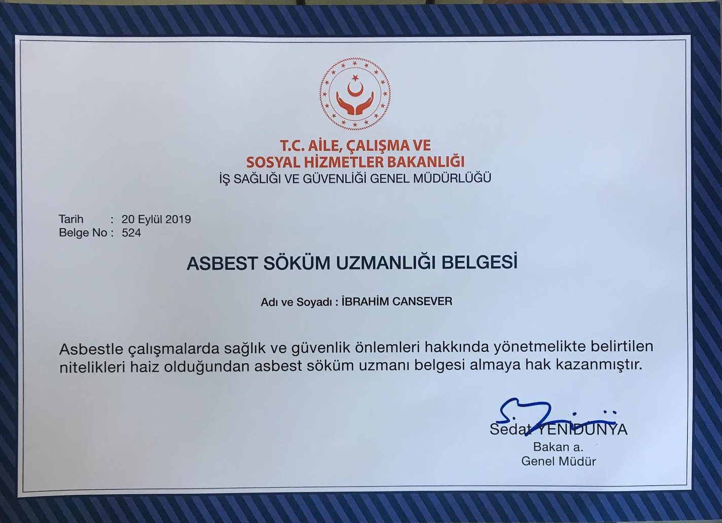 Antalya ‘da yıkım öncesi Asbest Raporu yaptırmak zoruınludur. Antalya ‘da Asbest Raporu hazırlatmak istiyorsanız bizimle iletişime geçiniz. Asbest raporu numune alma işlemi dahil yaklaşık 1 hafta sürmektedir